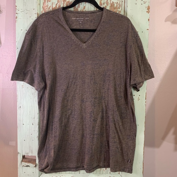 John Varvatos Brown Short Sleeve Tee - Picture 1 of 6